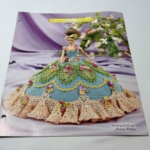 Annie's‎ Attic Glorious Gowns Flower Garden Collection Sweet Pea Crochet Pattern